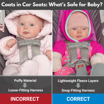 Winter Safety & Car Seats: a guide to winter attire that passes