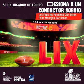 Super Bowl LVIII: Fans don't let fans drive drunk